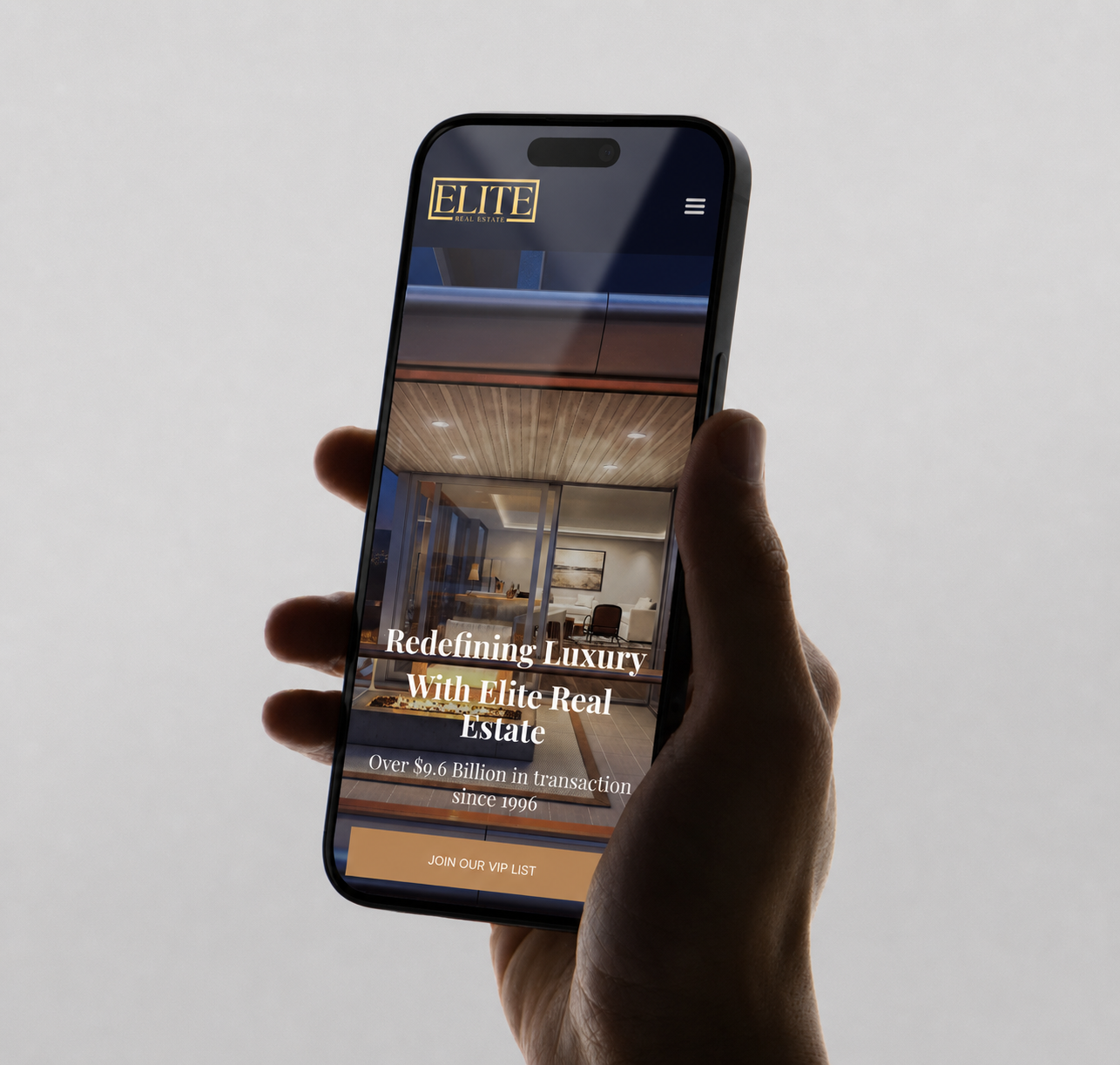 Vancouver Elites mobile website preview